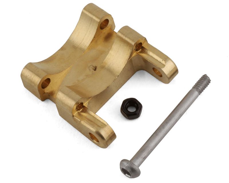 Rear Upper Link Mount, Brass 1.5g: SCX24 — AXI302006