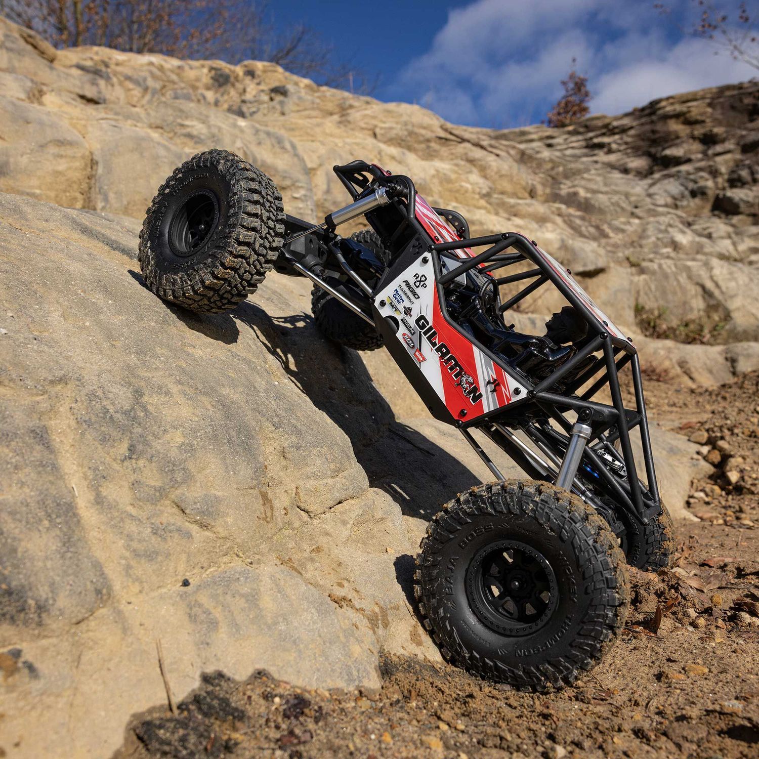 Axial 1/8 Axp8 Gilamon 2.2 4X4 RTR Brushed Trail Buggy Red — AXI-1207T2