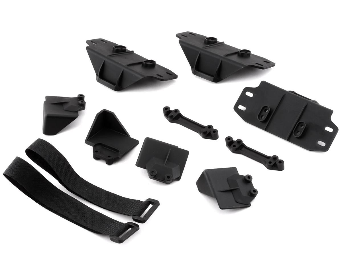SCX6: Battery Trays &amp; Straps Set — AXI251007