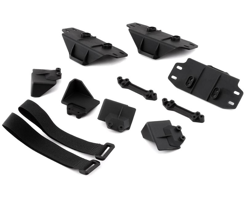 SCX6: Battery Trays &amp; Straps Set — AXI251007