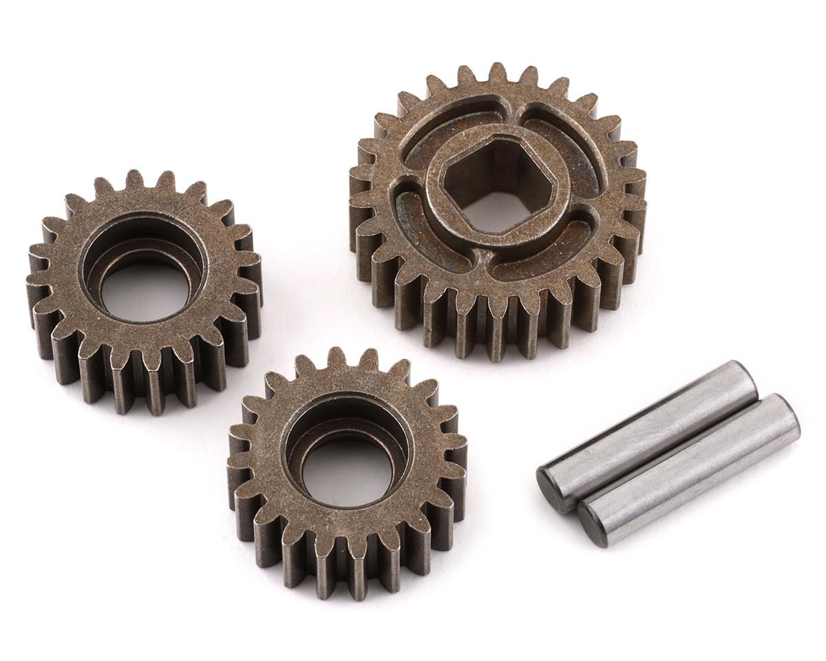 SCX6: Idler &amp; Output Gear/Shaft Set — AXI252016