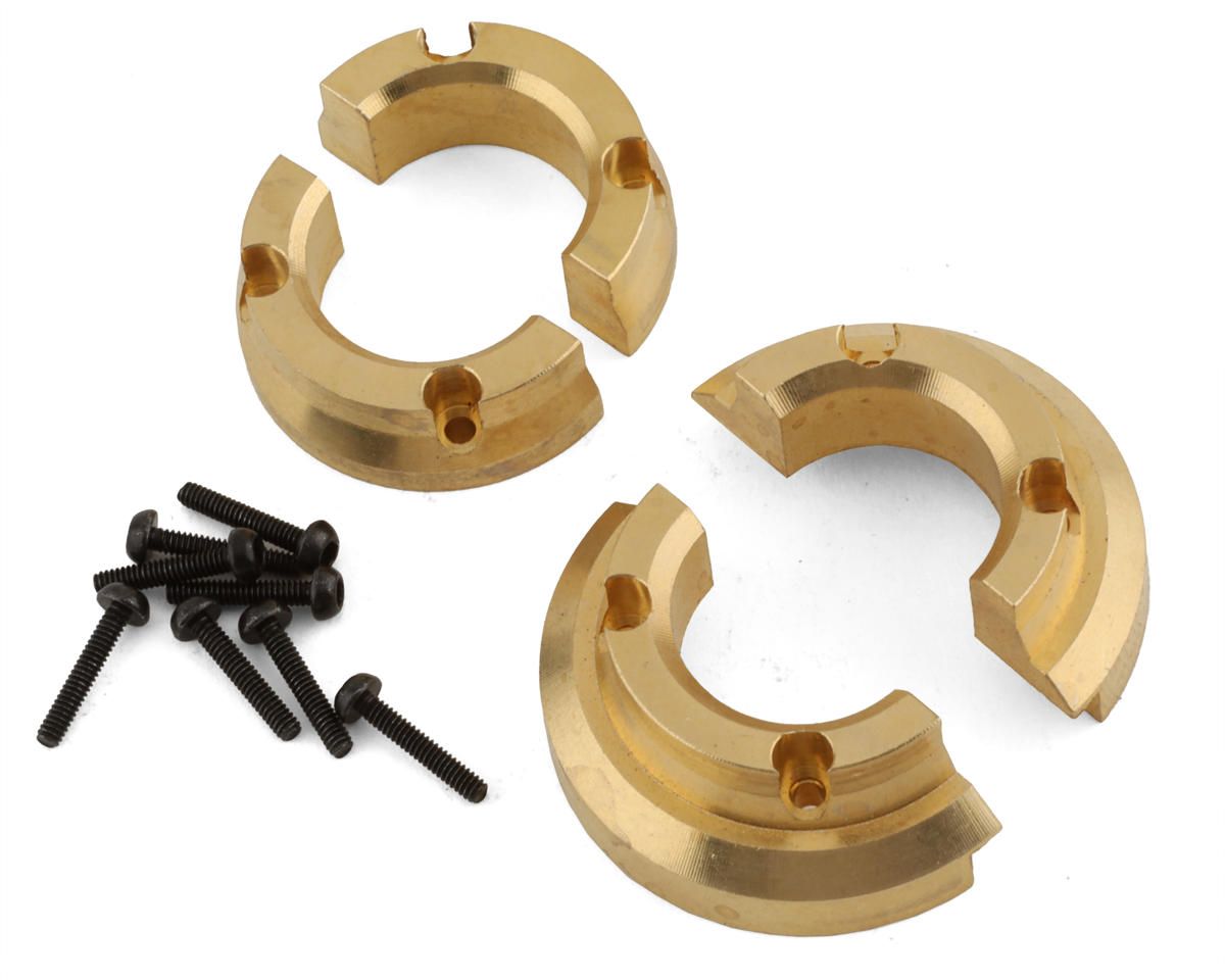 Knuckle Weights, Brass 5.2g/9.2g (4): SCX24, AX24 — AXI302004