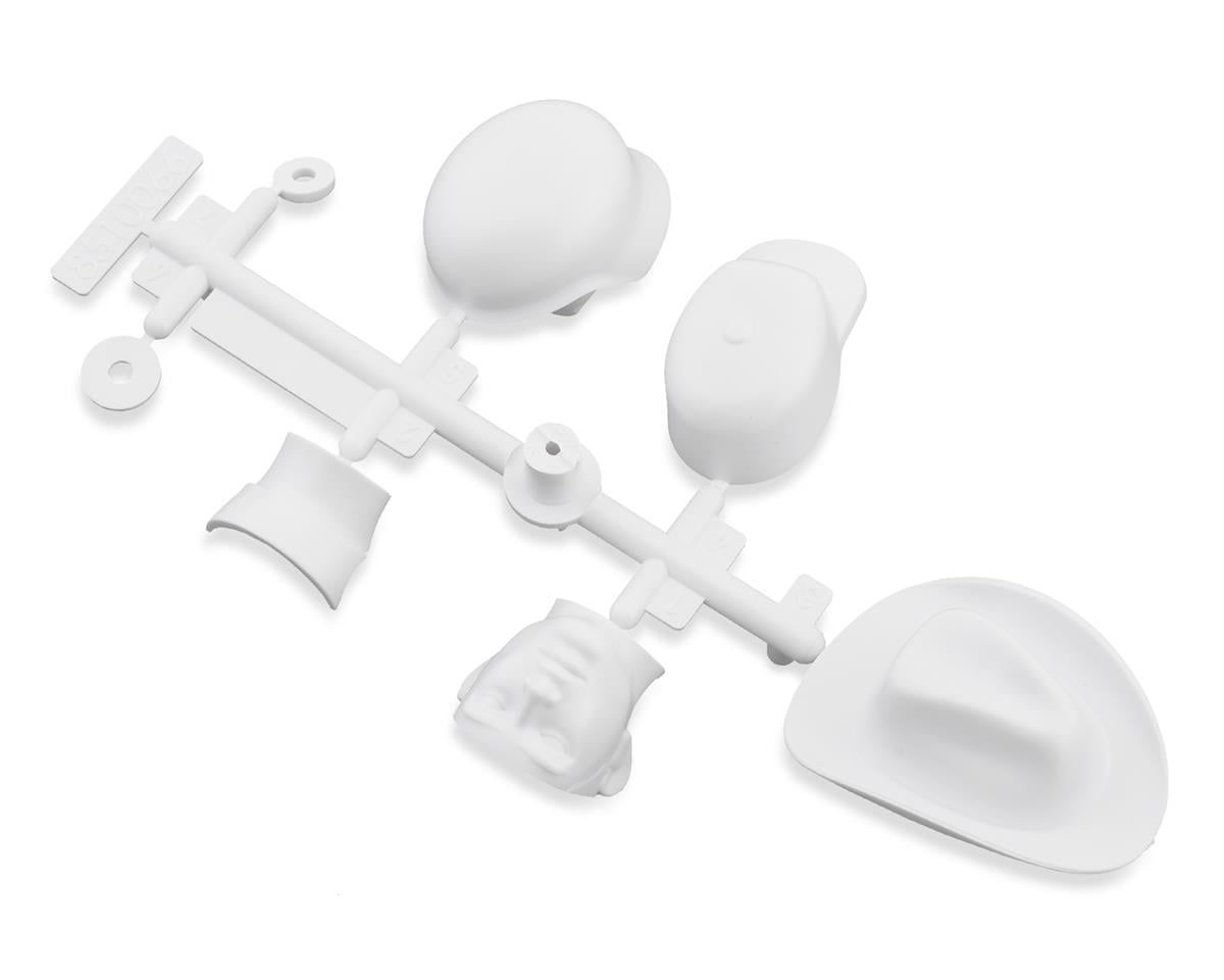 Drivers Head and Hat Set (White) — AXI31635