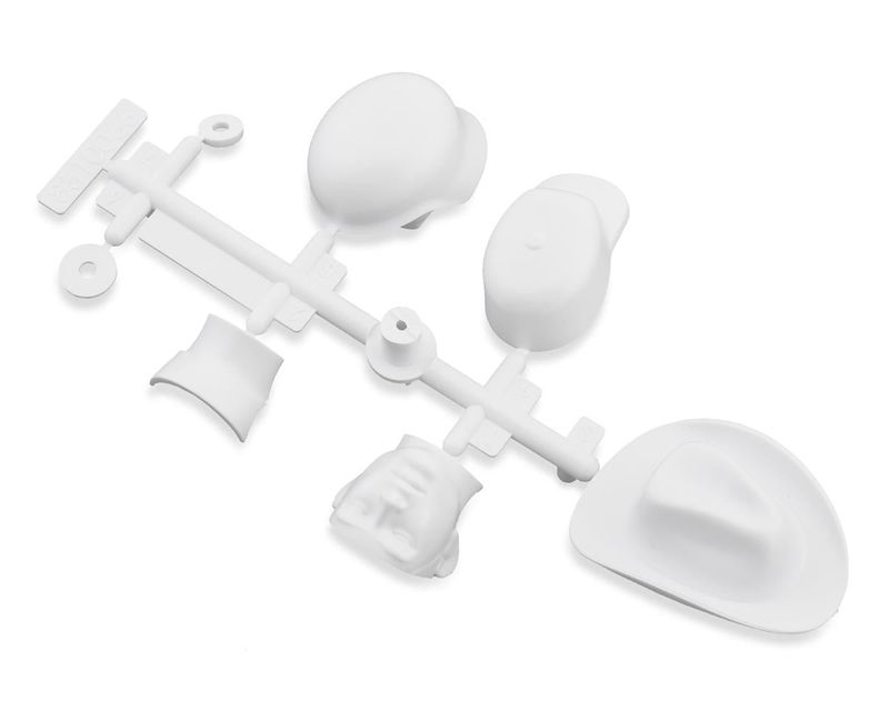 Drivers Head and Hat Set (White) — AXI31635