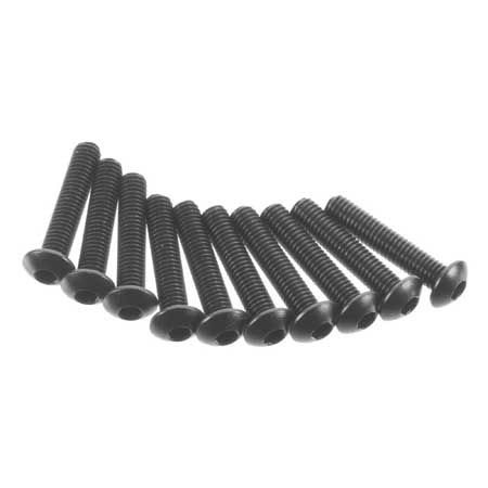 AXA117 Hex Socket Button Head M3x15mm Black (10) — AXIC0117