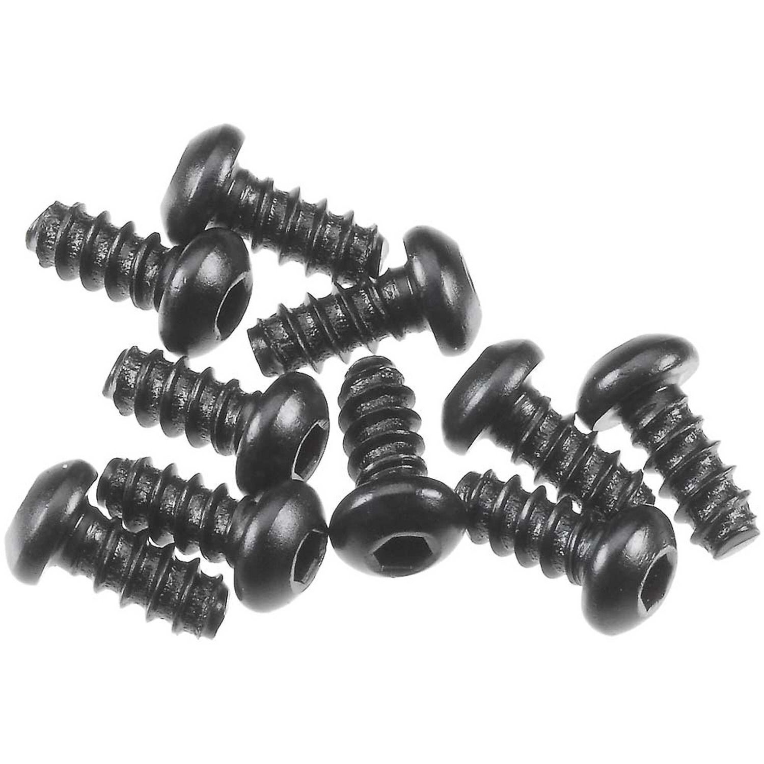 AXA0422 Hex Sckt Tapp Button Hd M2.6x6mm Blk (10) — AXIC0422