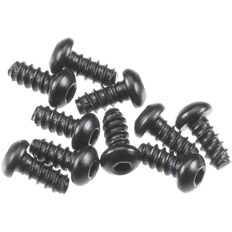AXA0422 Hex Sckt Tapp Button Hd M2.6x6mm Blk (10) — AXIC0422