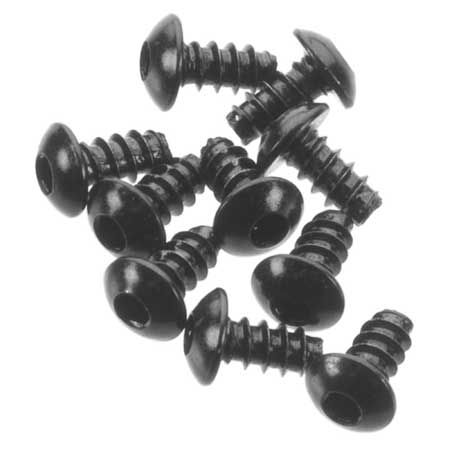 AXA433 Hex Socket Button Head M3x6mm Black (10) — AXIC0433