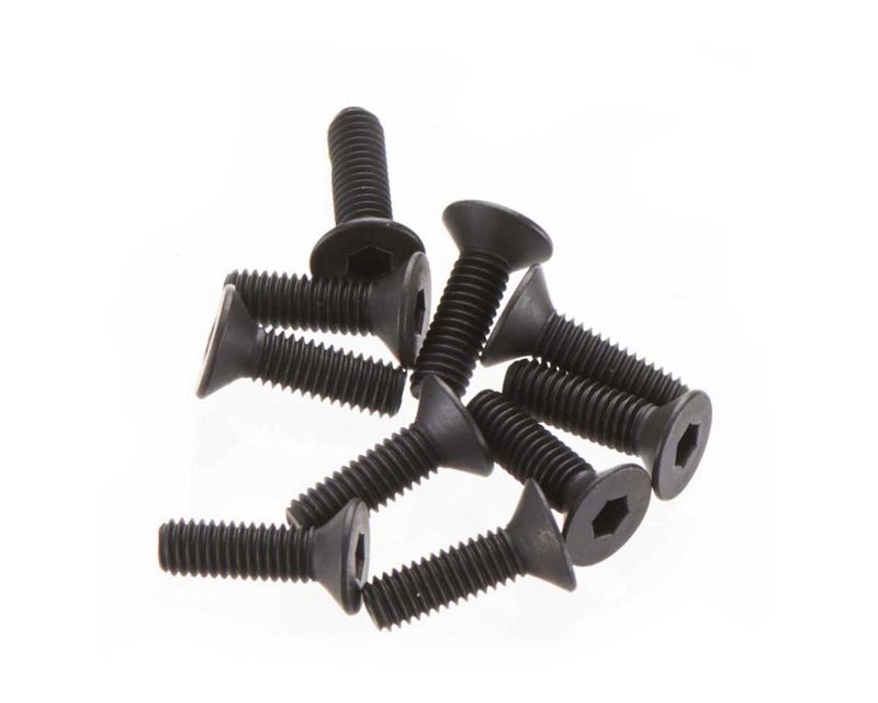 AX31185 M3x10mm Hex Socket Flat Head (10) — AXIC1185