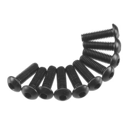AXA115 Hex Socket Button Head M3x10mm Black (10) — AXIC0115