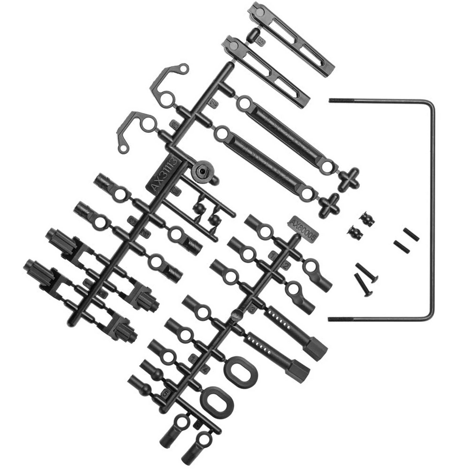 AX31331 Rear Sway Bar Set Soft RR10 — AXIC3331