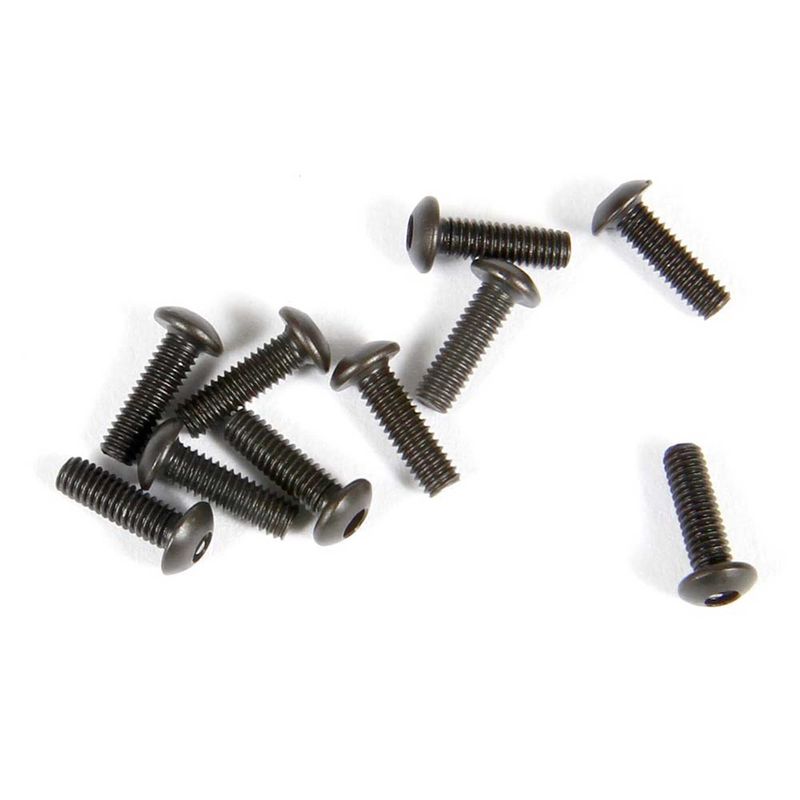 AX31373 Hex Socket Button Head Black M2.6x8mm (10) — AXIC3373