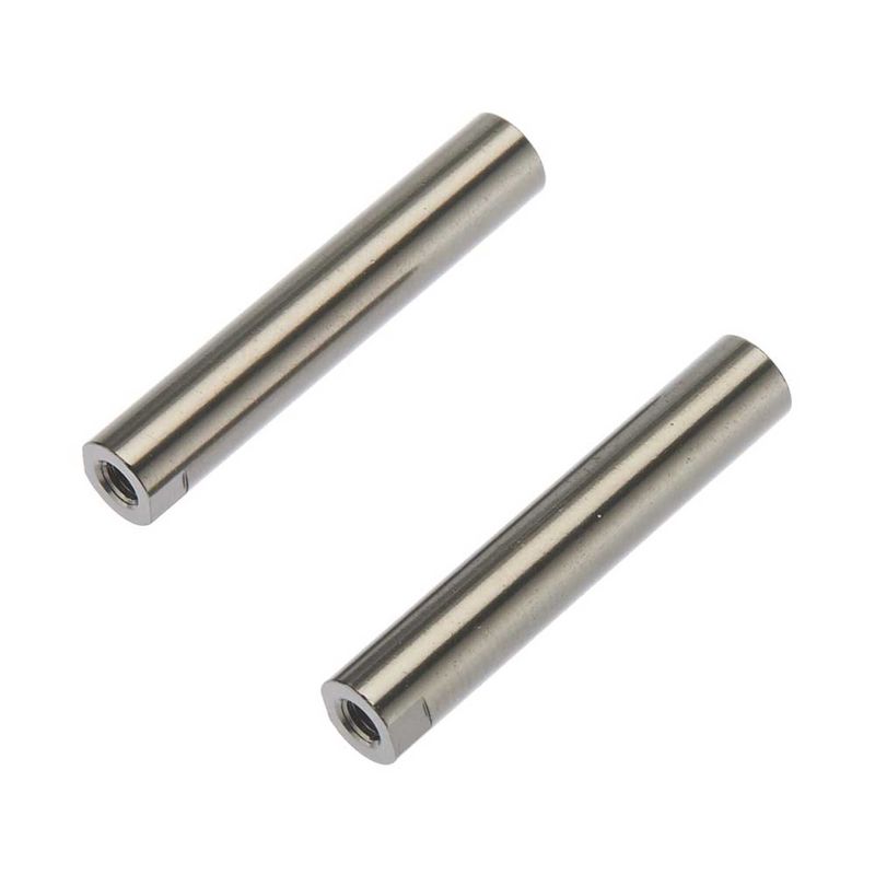AX30517 Threaded Aluminum Pipe 6x33mm Grey (2) — AXIC3517