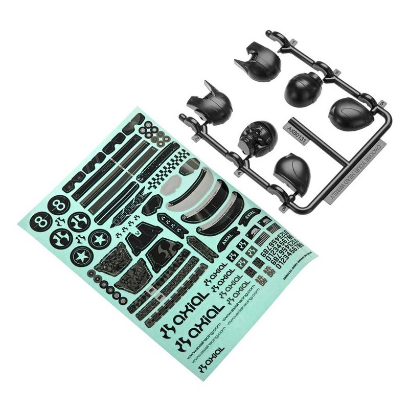 AX31049 Helmet Set Black Yeti — AXIC1049