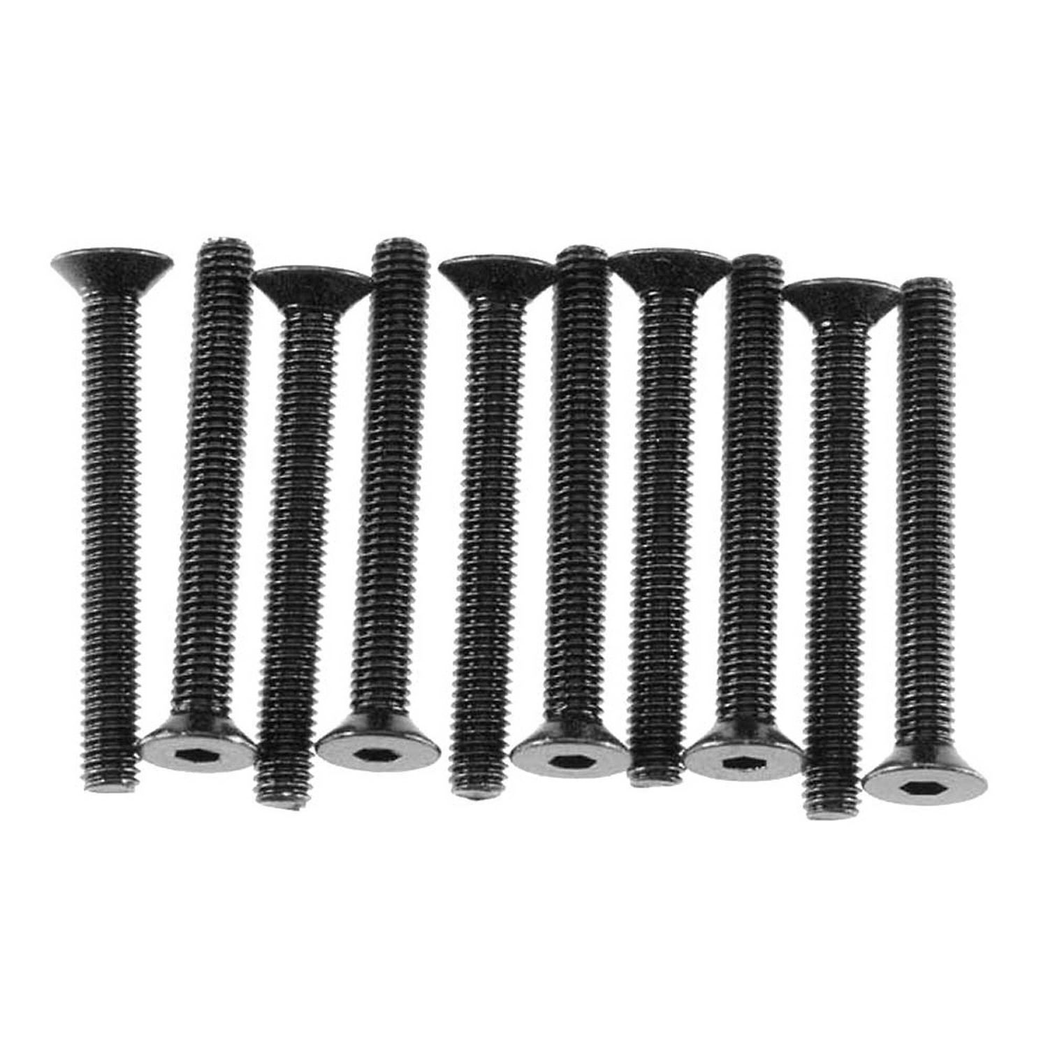 AXA150 Hex Sckt Flat Head M3x25mm Black Oxide (10) — AXIC1050