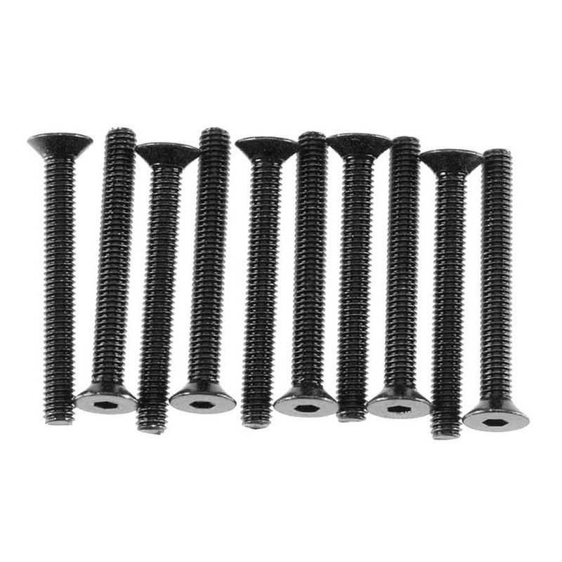 AXA150 Hex Sckt Flat Head M3x25mm Black Oxide (10) — AXIC1050