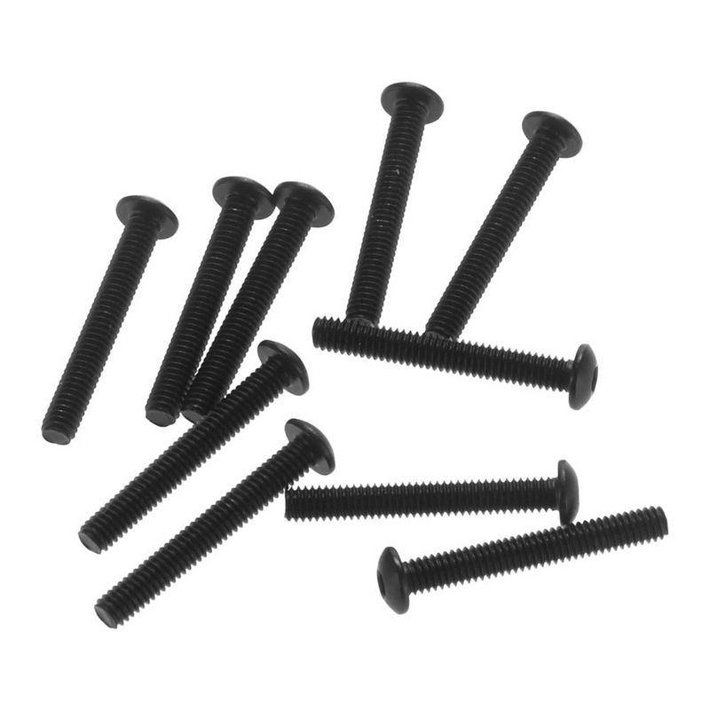 AX31491 Hex Socket Button Head M2.6x1mm Black (10) — AXIC1491