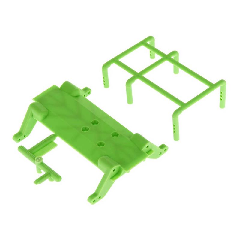 AX31348 Green Skid Plate &amp; Battery Capture — AXIC3348