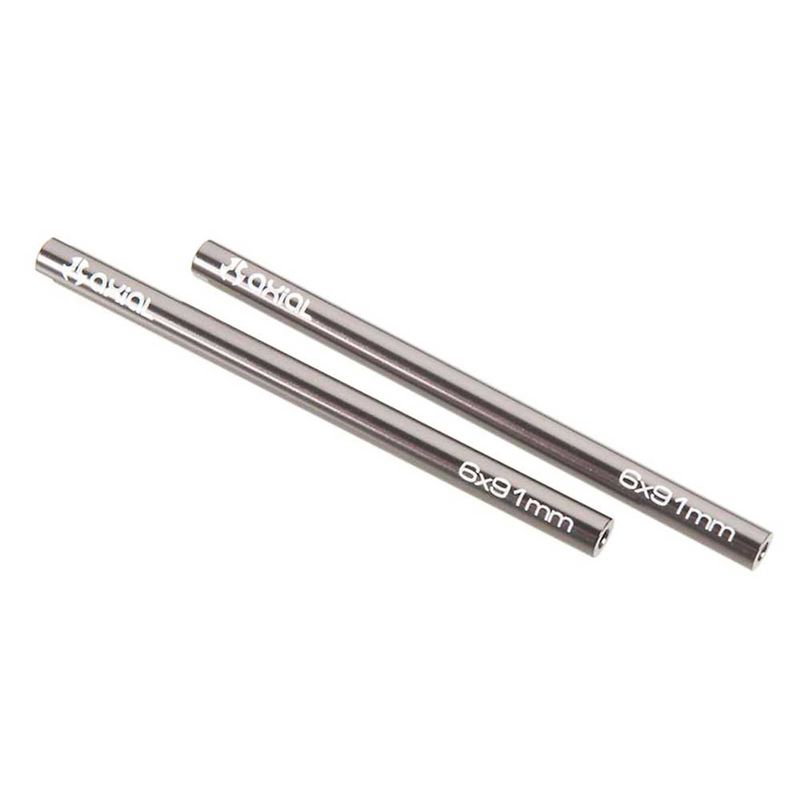 AX30524 Threaded Aluminum Pipe 6x91mm Grey (2) — AXIC3524