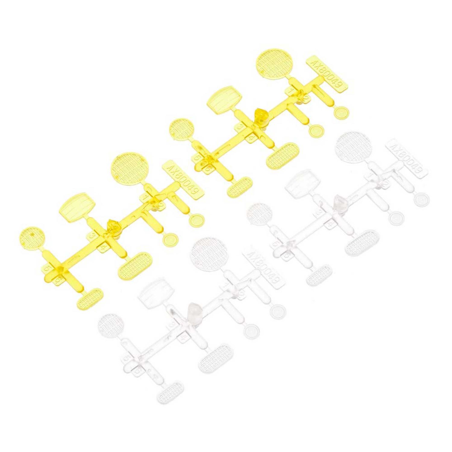 AX80049 LED Lens Set Yellow/Clear (4) — AXIC4258