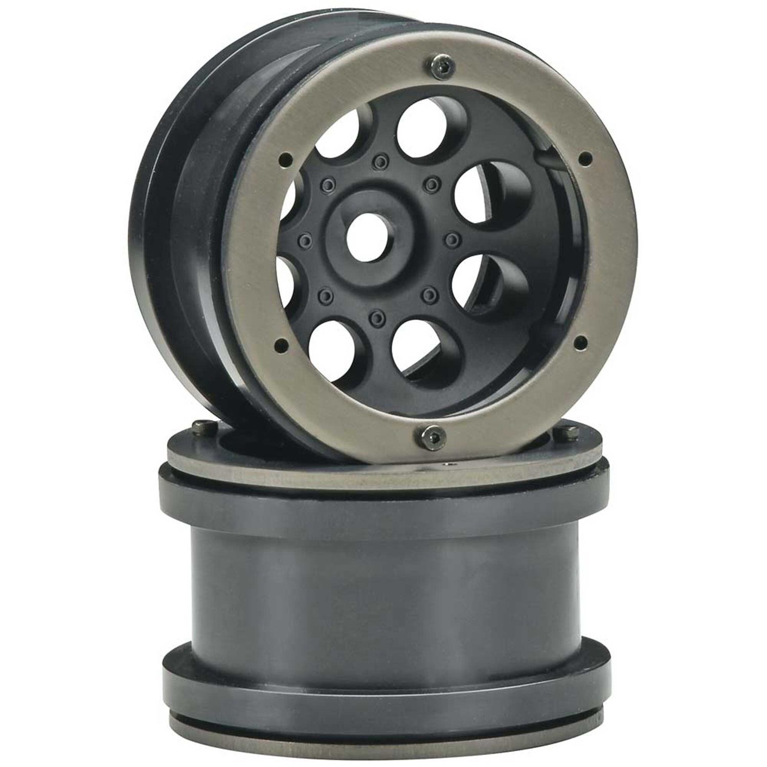 AX8097 2.2 8-Hole Beadlock Black — AXIC8097