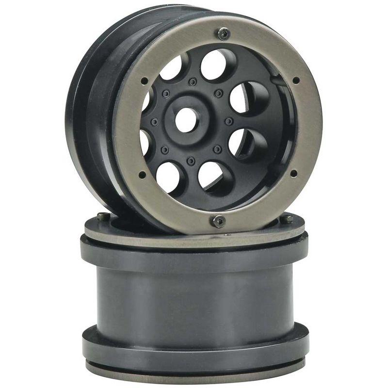AX8097 2.2 8-Hole Beadlock Black — AXIC8097
