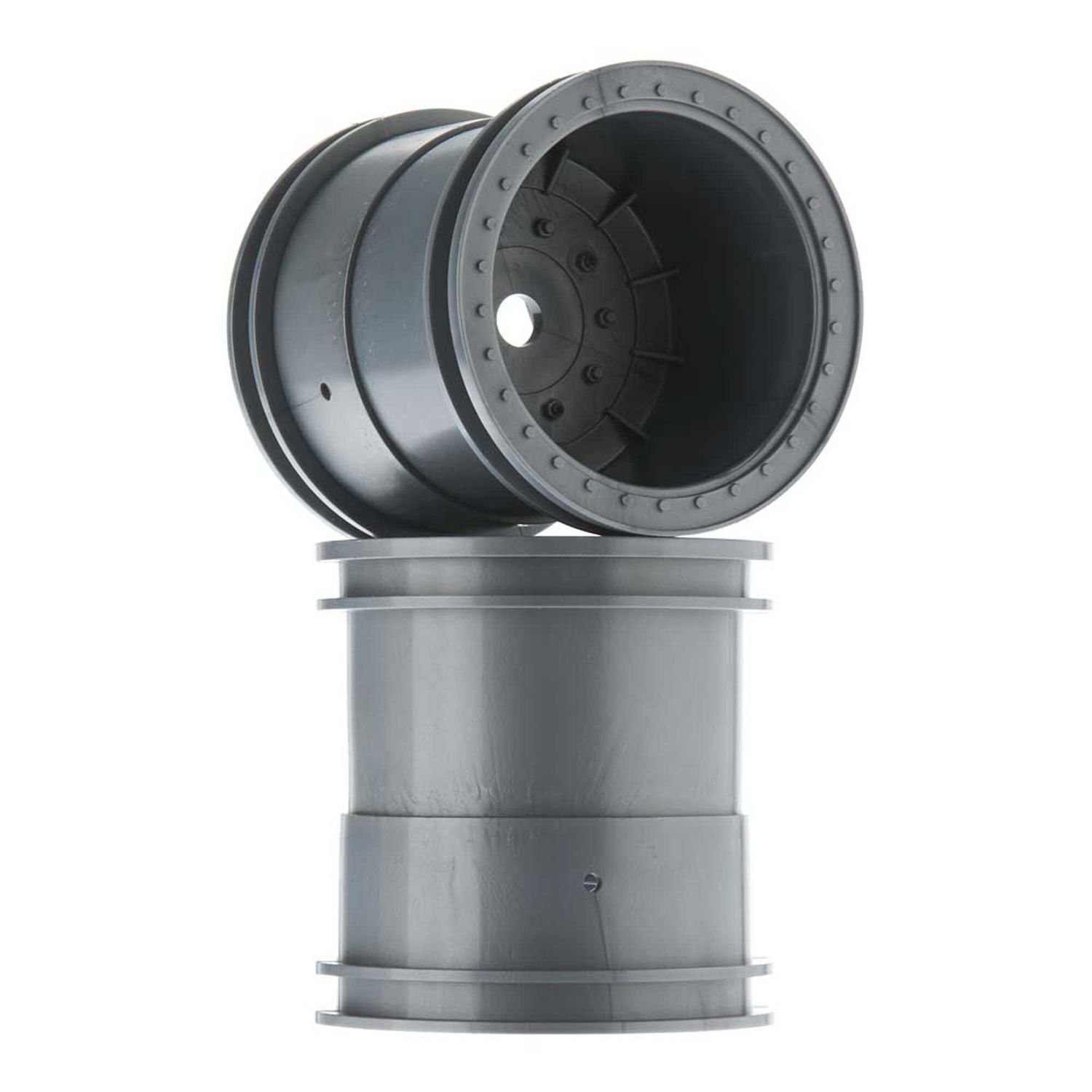 AX31464 2.2 Monster Truck Wheels 63mm Silver (2) — AXIC1464