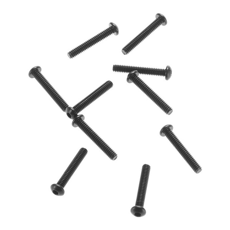 AX31542 Hex Socket Button Head M2.5x12mm Black(10) — AXIC1542