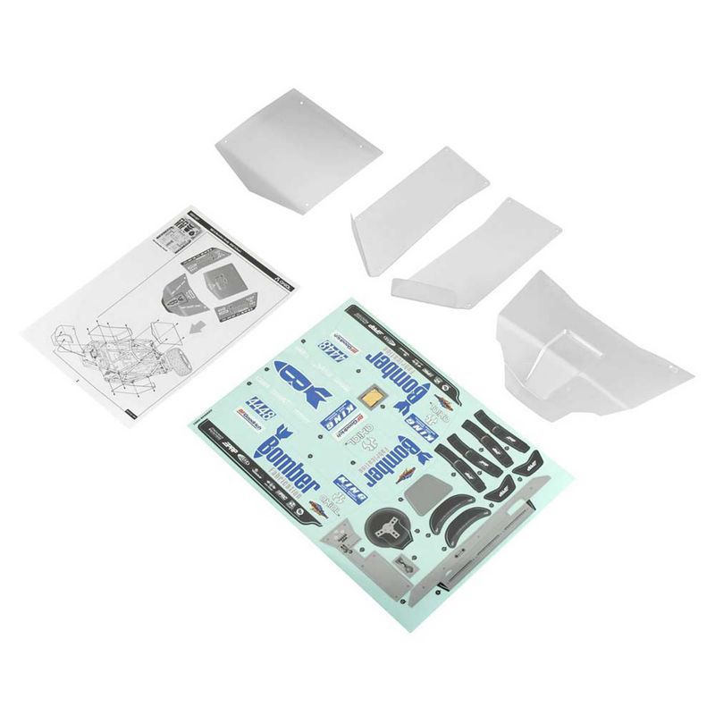 AX31327 Bomber Body .040 Clear RR10 — AXIC3327