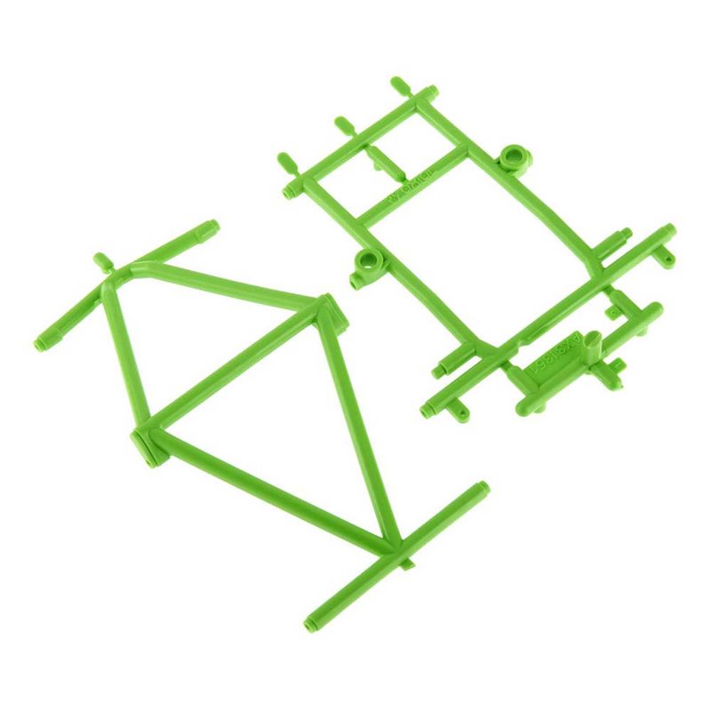 AX31351 Green Monster Truck Cage Roof &amp; Hood — AXIC3351