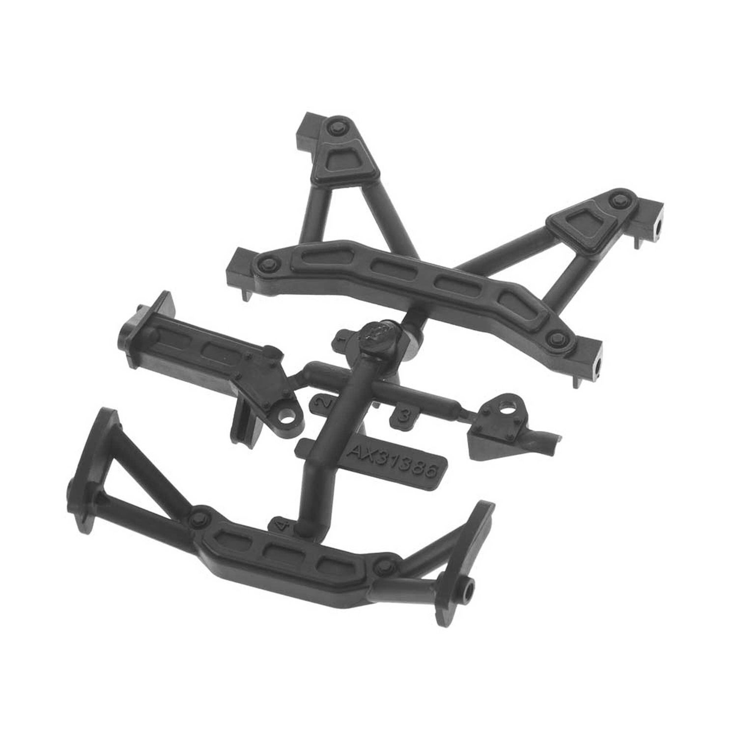 AX31386 Frame Braces SCX10 II — AXIC3386