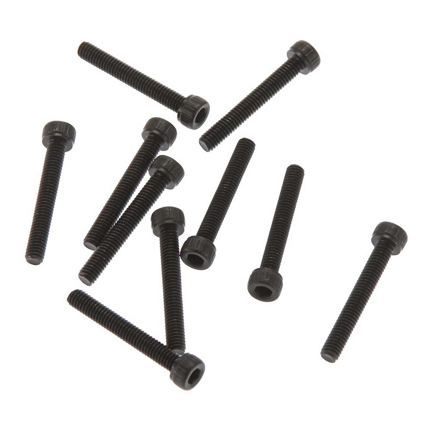 AX31399 M2.6x18mm Cap Head Screw Black (10) — AXIC3400