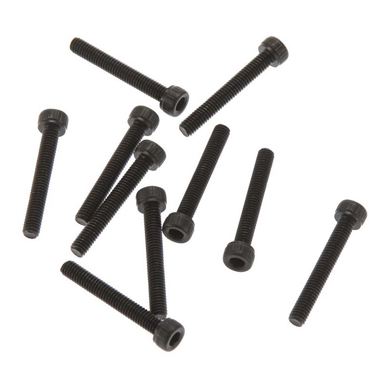 AX31399 M2.6x18mm Cap Head Screw Black (10) — AXIC3400