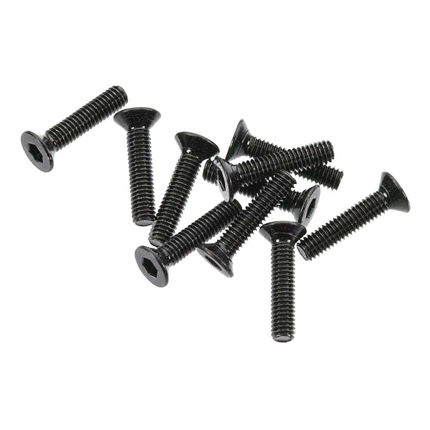 AXA0055 Flat Head Screw M2.6x12mm Black (10) — AXIC1055