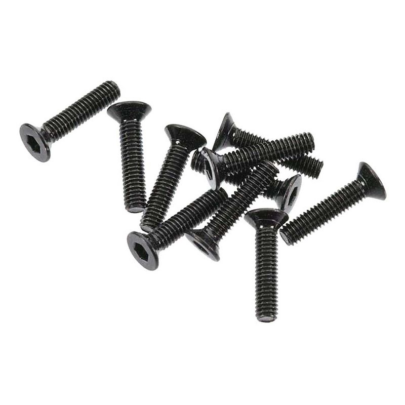AXA0055 Flat Head Screw M2.6x12mm Black (10) — AXIC1055