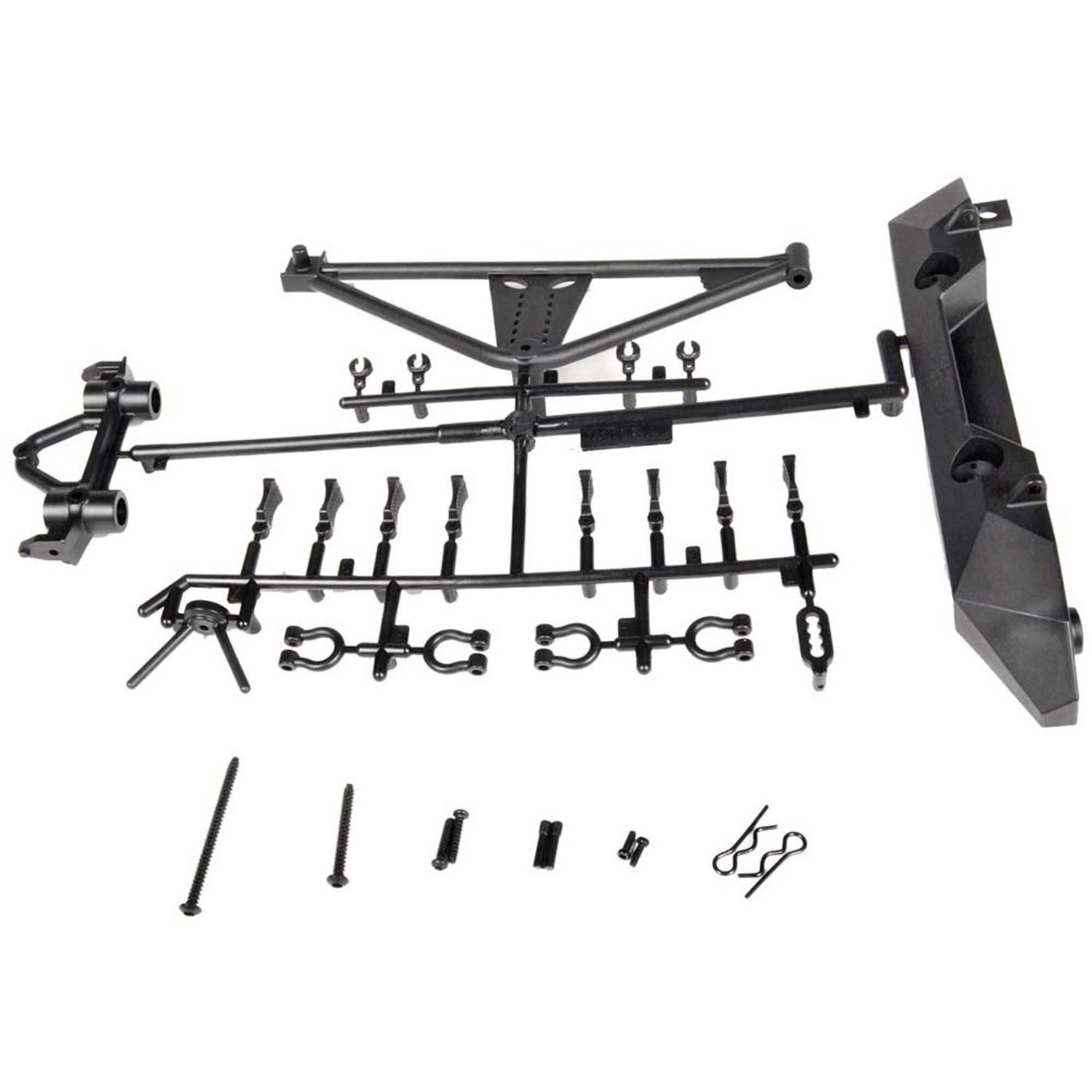 AX80126 RrBumper/TireCarrierSCX10/Poison Spyder/JK — AXIC4349