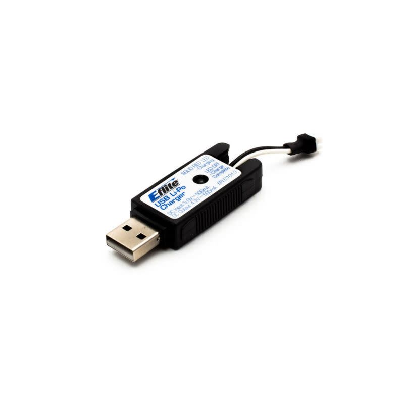 1S USB Li-Po Charger, 500mAh High Current UMX — EFLC1013