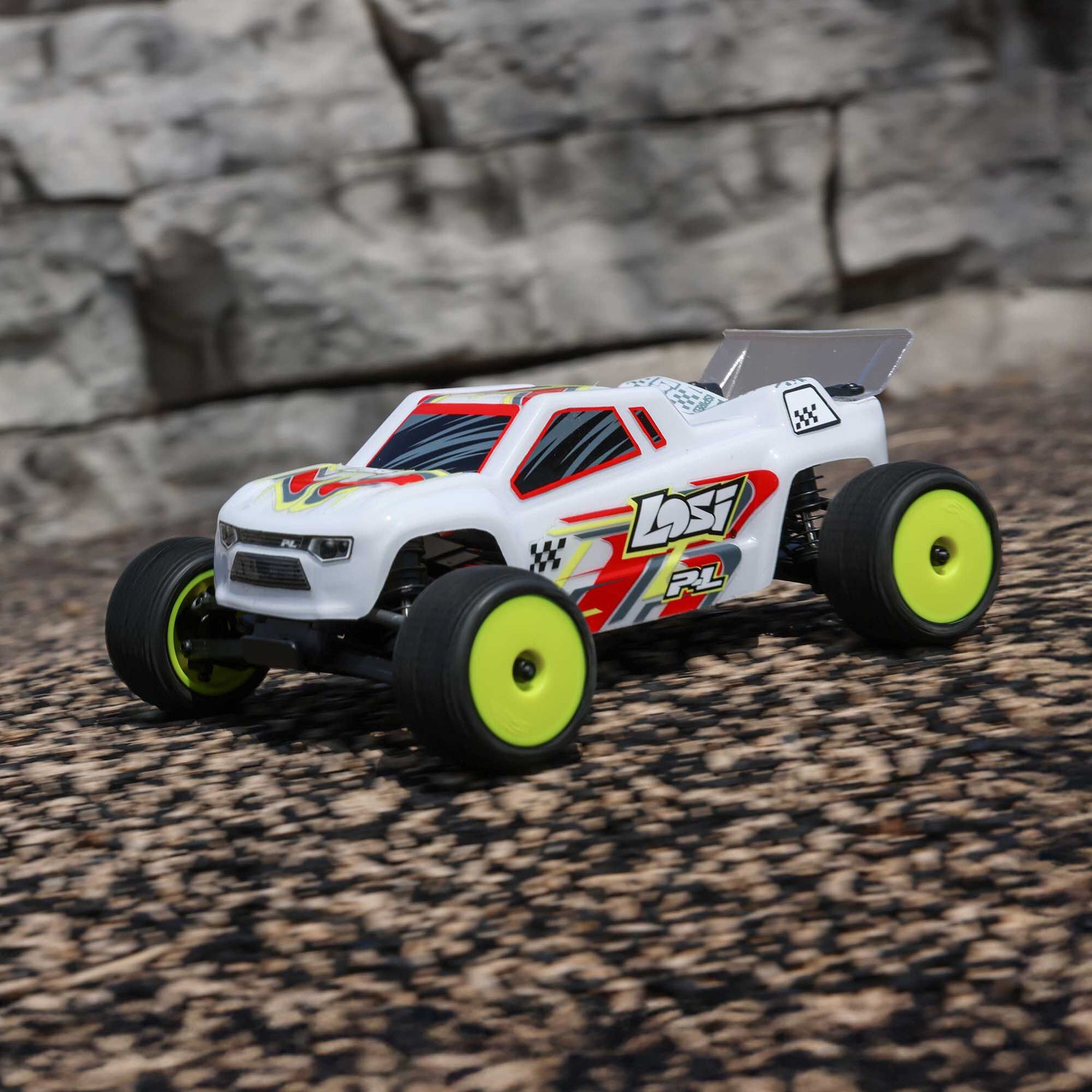 Losi 1/28 Micro T 2S 2WD RTR Stadium Truck White — LOS-1392T1