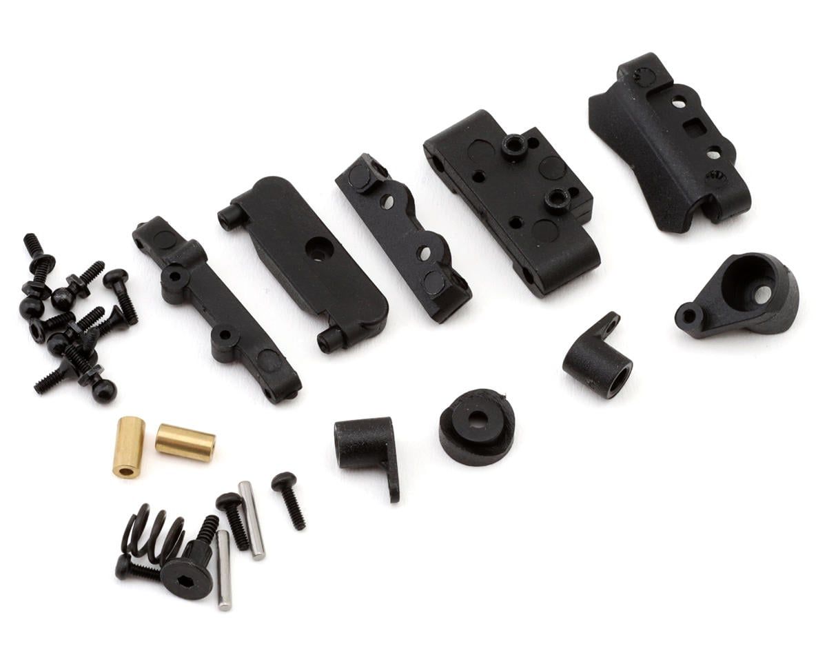 Bulkhead, Pin Mounts, Steering Rack. Saver: Micro-B/T — LOS-1761