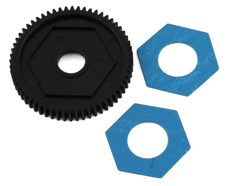 Spur Gear w/ Slipper Pads, 60T, 0.5M: Mini-T 2.0 — LOS212016