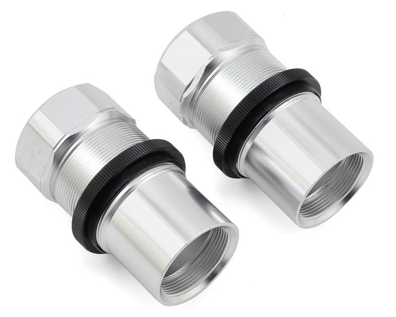 Fr/Rr Shock Body, Cap, AL, Slvr(2): MTXL — LOS253019