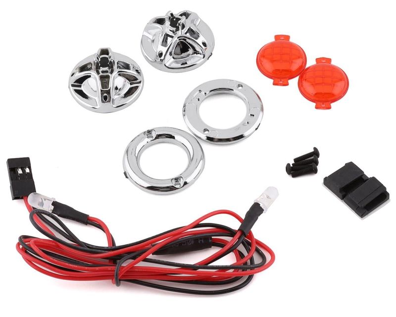 Front LED Headlight Set, Grave Digger: LMT — LOS240015