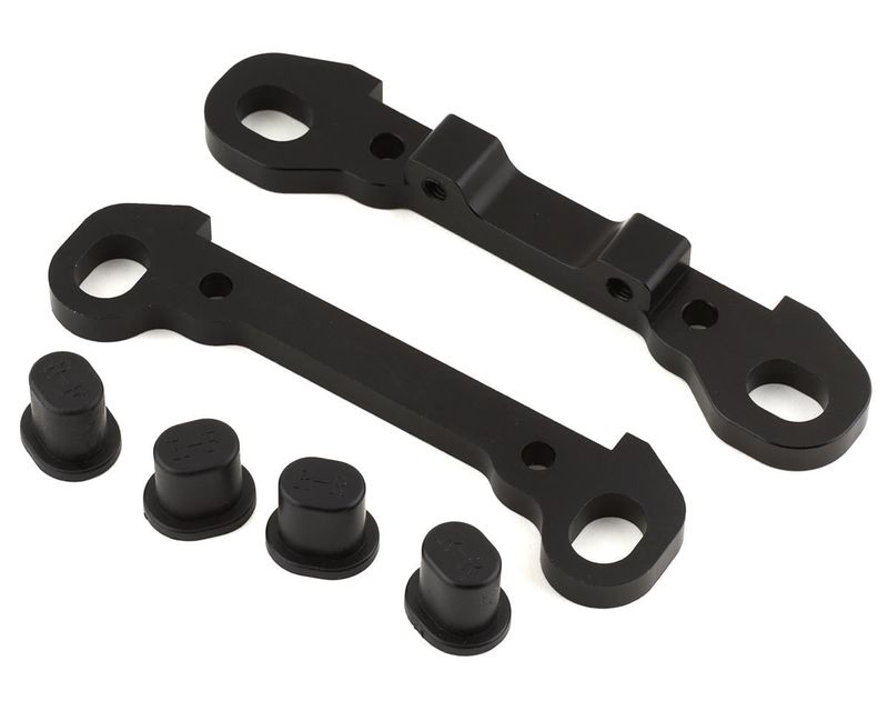 Rear Hinge Pin Braces, Black: DBXL 2.0 — LOS254072