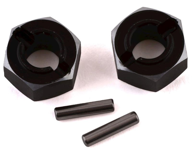 Hex Set, Rear Axle, Aluminum: Mini-T 2.0 — LOS312004