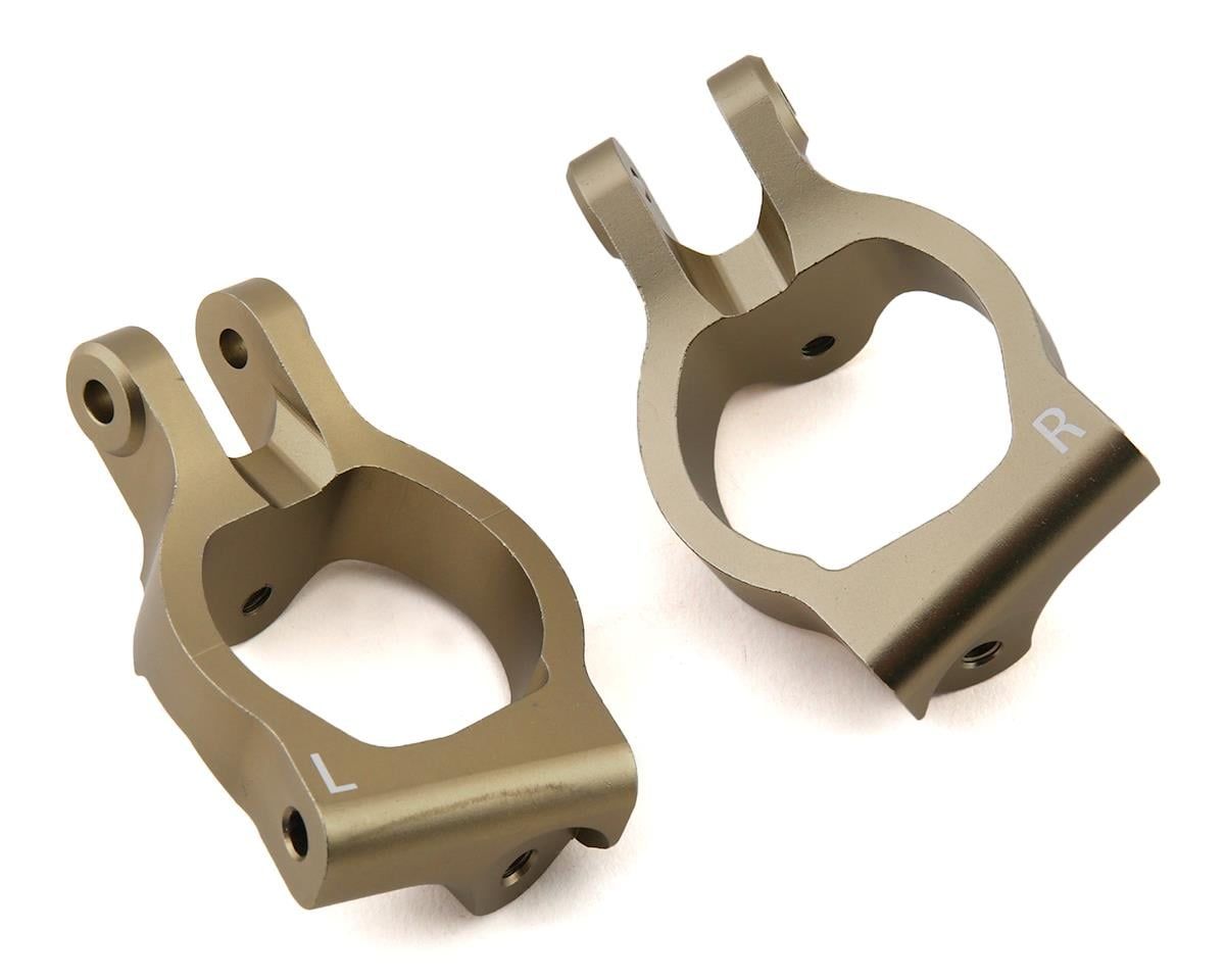 Front Spindle Carrier Set, Aluminum: DBXL — LOS354002