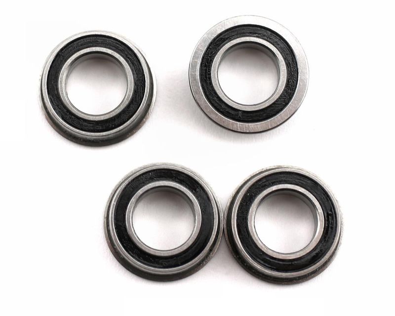8x14x4 Flanged Rubber Seal Ball Bearing (4): 8X, 8XE — LOSA6948