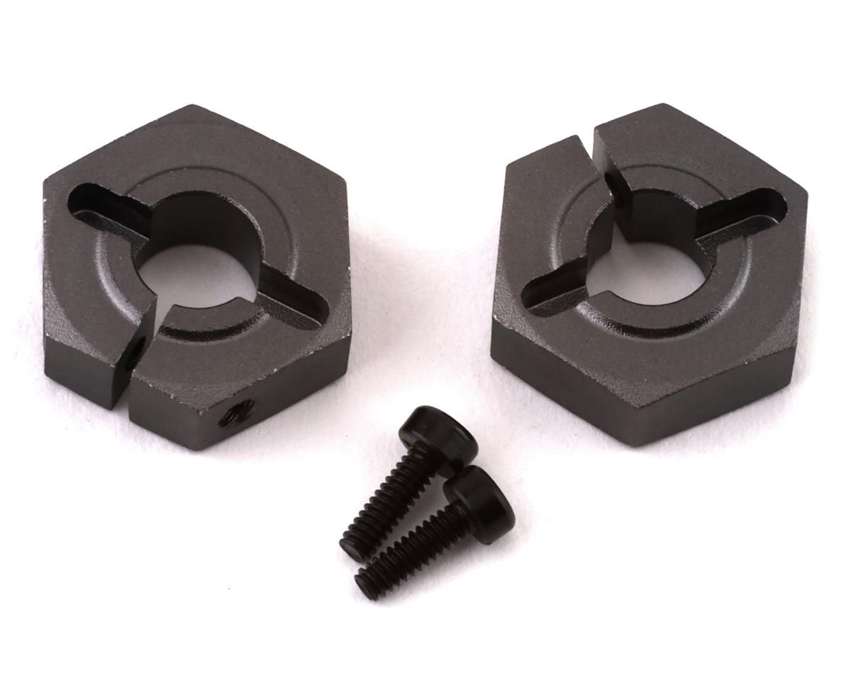 Clamping Front Wheel Hexes, Aluminum: 22S — LOS332005