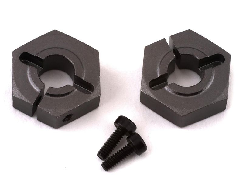 Clamping Front Wheel Hexes, Aluminum: 22S — LOS332005