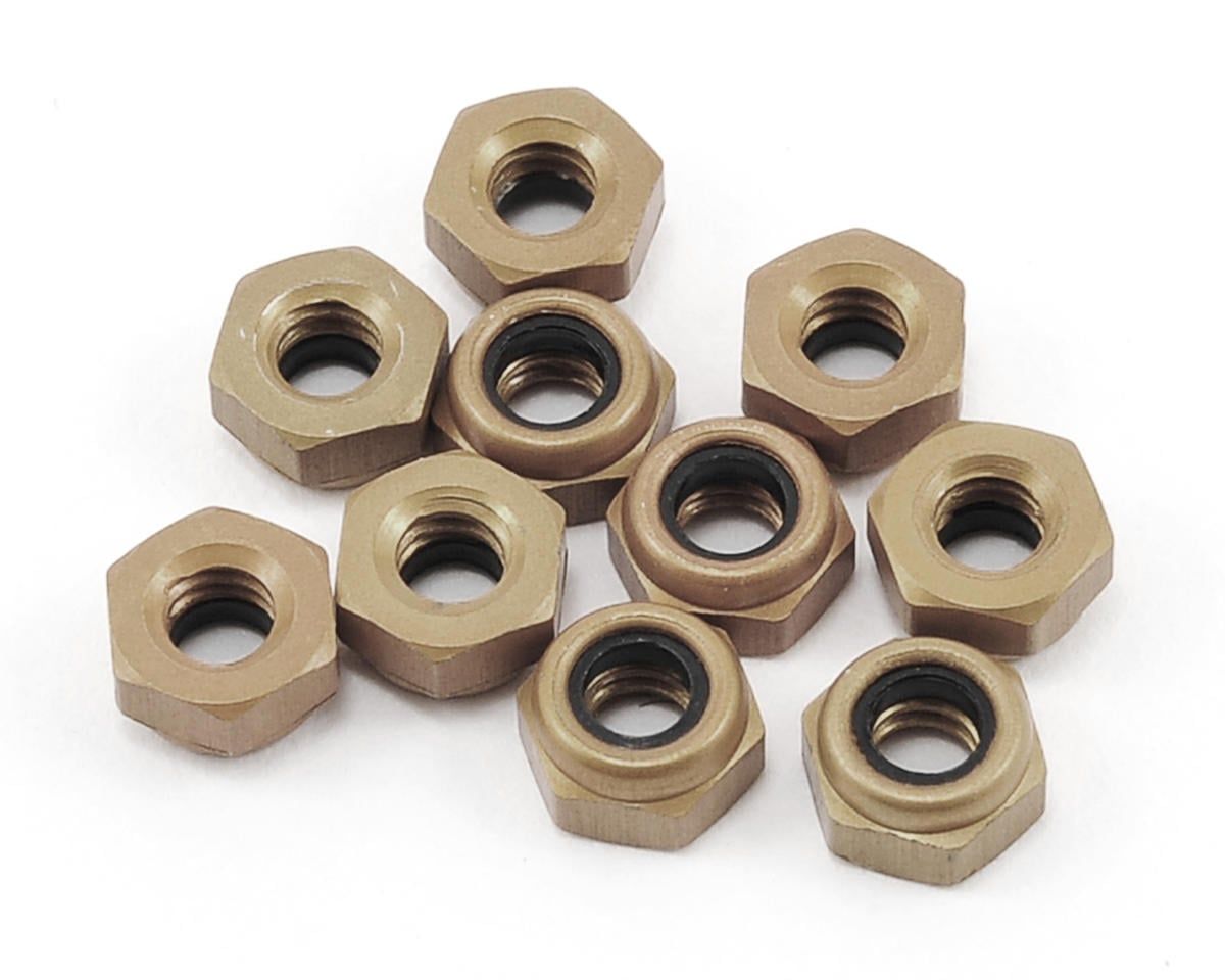 4-40 Aluminum Mini-Nuts (10) — LOSA6306
