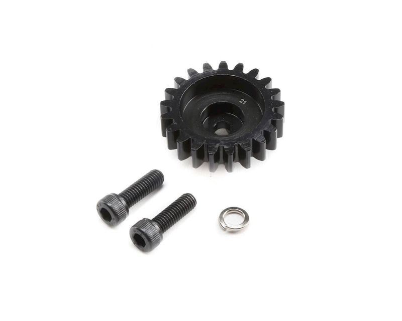 21T Pinion Gear, 1.5M &amp; Hardware: 5ive-T 2.0 — LOS352007